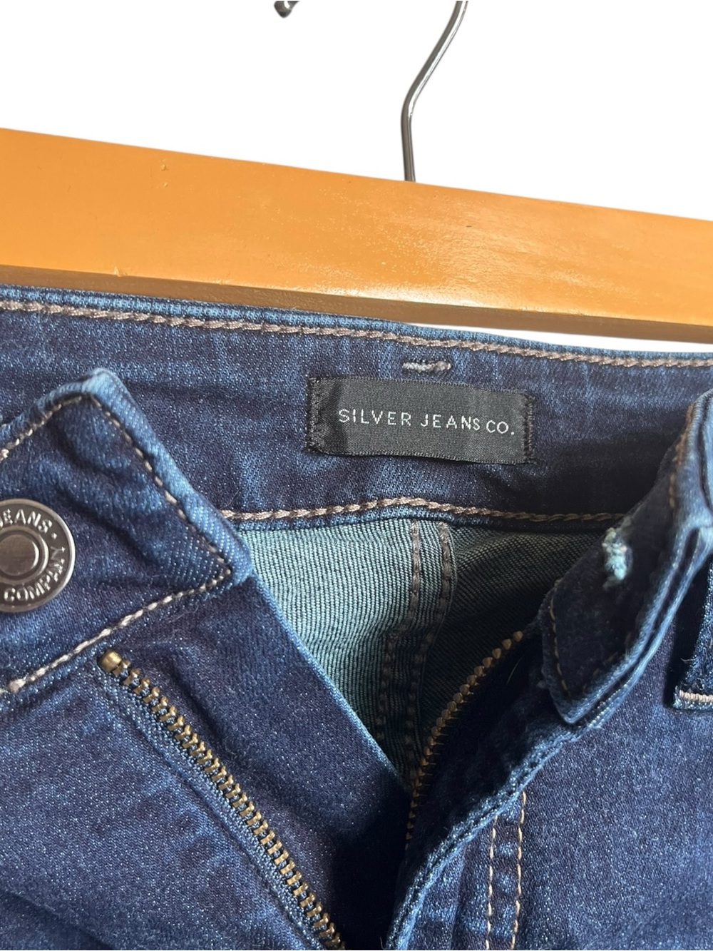 Silver Jeans Avery Slim Boot Dark Wash Jeans W28 L31 - Picture 12 of 14